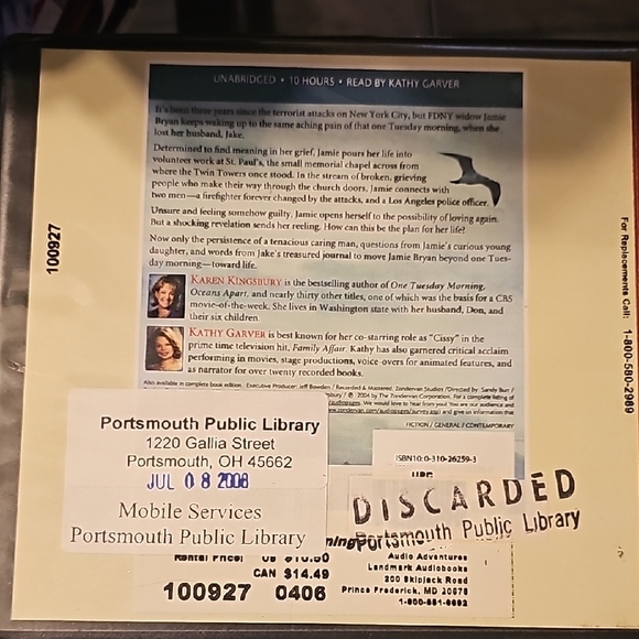 Beyond Tuesday Morning Audio CD by Karen Kingsbury - Picture 2 of 4